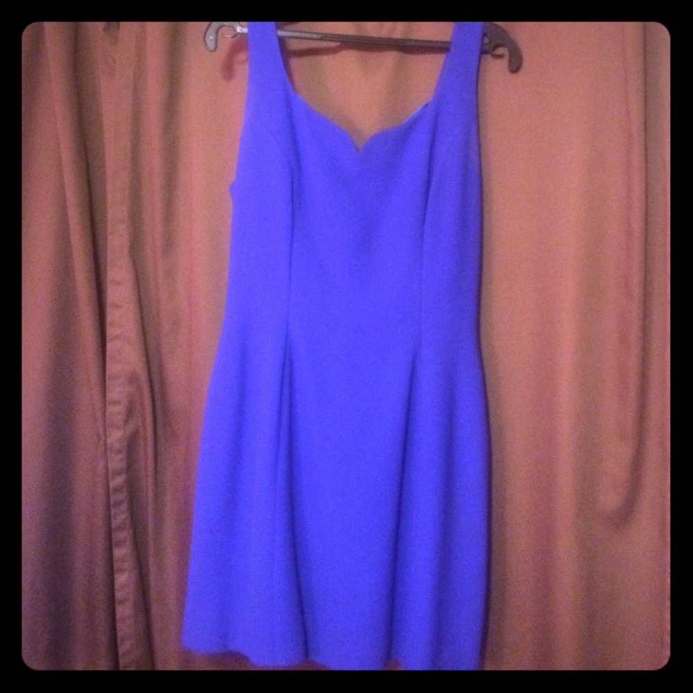 Size 6 short blue cocktail dress GUC worn once