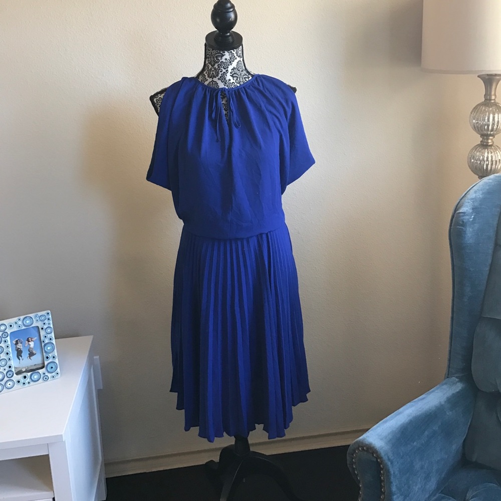 BCBGMAXAZRIA Blue Dress