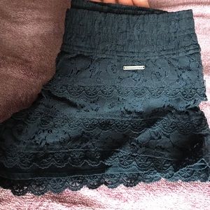 Navy Lace A&F Shorts