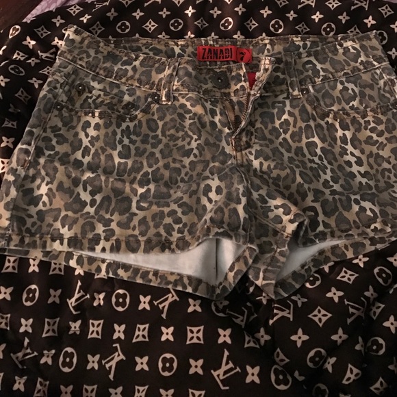 Cheetah print shorts. - Picture 2 of 2