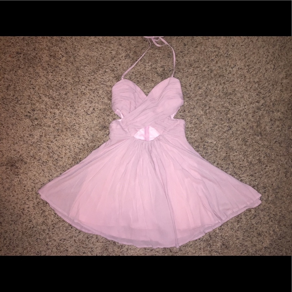 NWOT tobi halter gauze dress