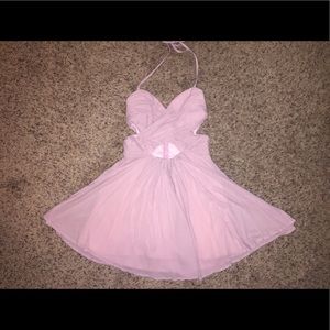 NWOT tobi halter gauze dress
