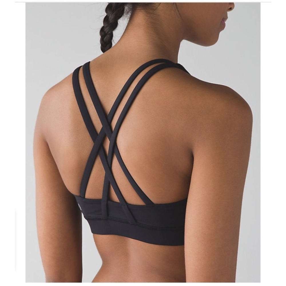 Lululemon Energy Bra Black Size 8 NWT