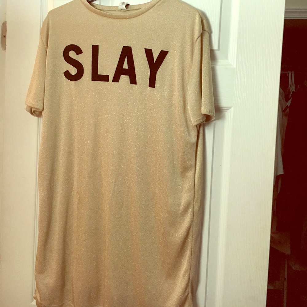 Sexy tee shirt dress
