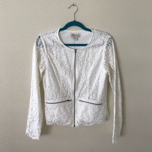 NWT White Lace Jacket