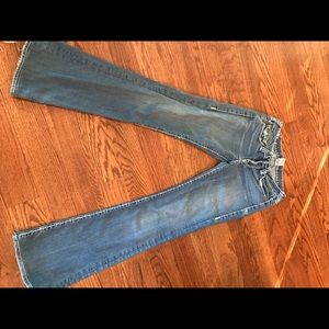 True religion light wash flare jeans
