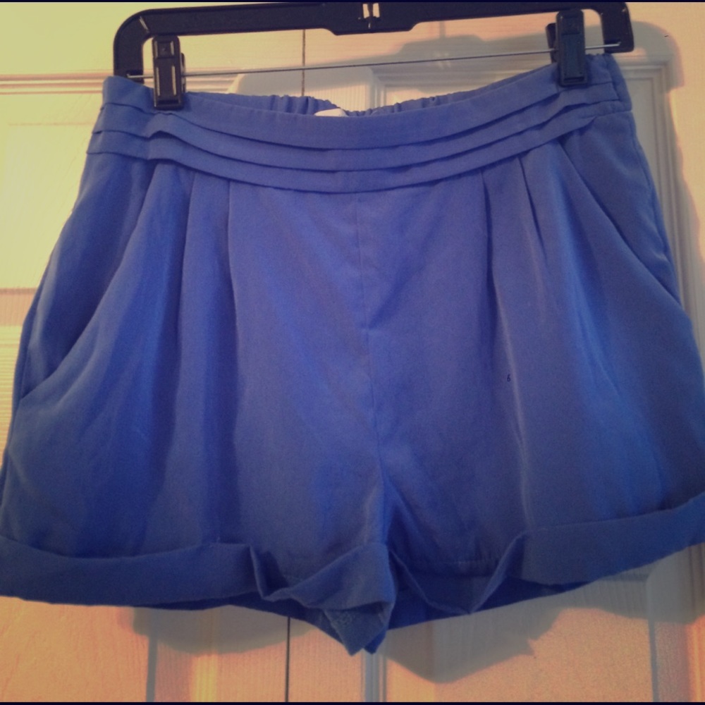 Cute blue summer shorts