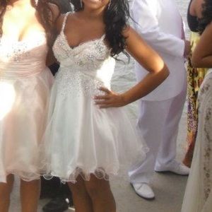 Sparkly White Formal Dress ✨