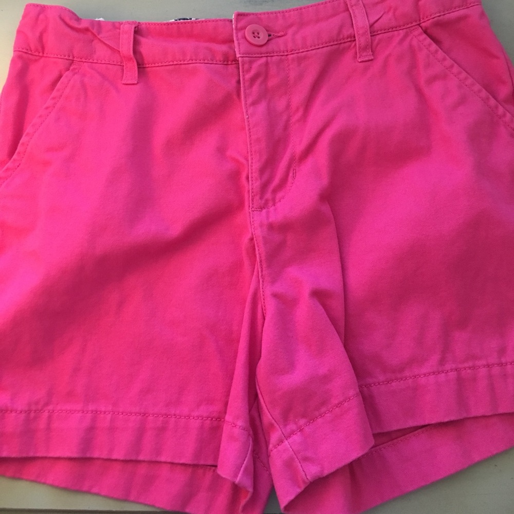 Pink Khaki Shorts