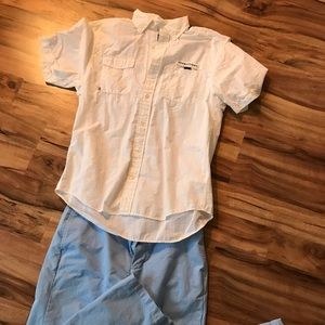 Vineyard vines dress shirt and chinos
