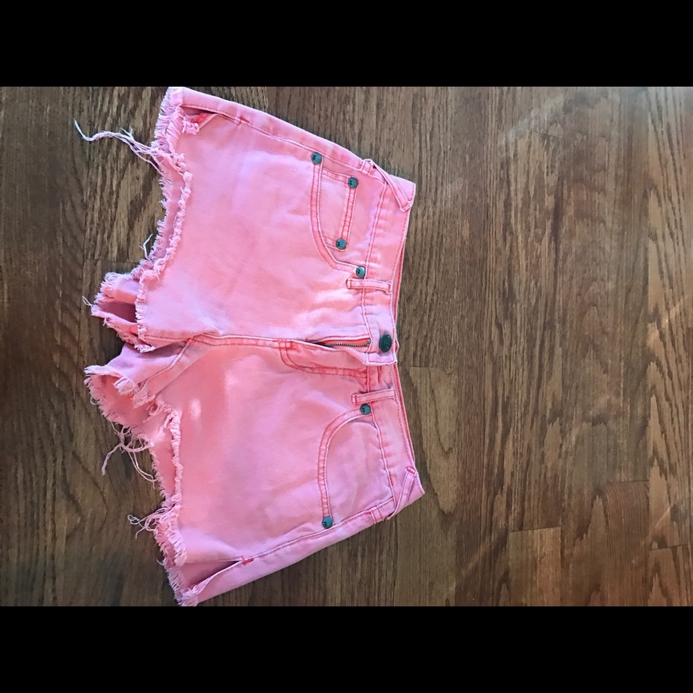 Free people jean shorts