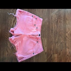 Free people jean shorts