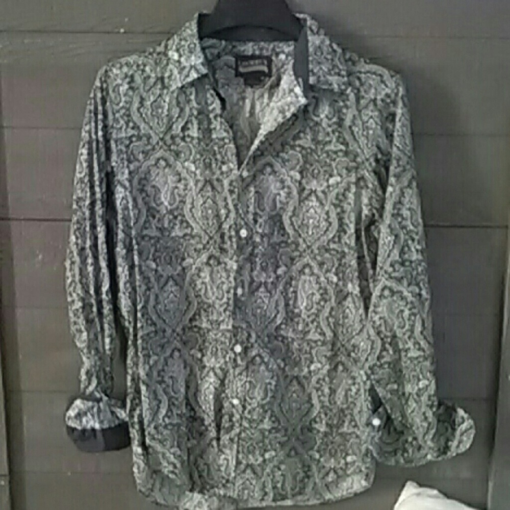 Mens Medium Daniel Cremieux  Dress Shirt