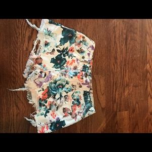 Free people jean shorts