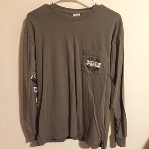 Victoria Secret PINK Olive Long Sleeve