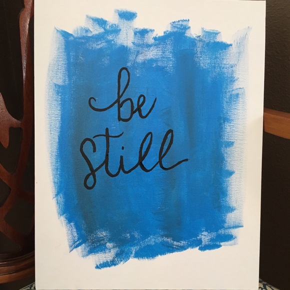 "Be Still" decorative sign - Picture 1 of 1