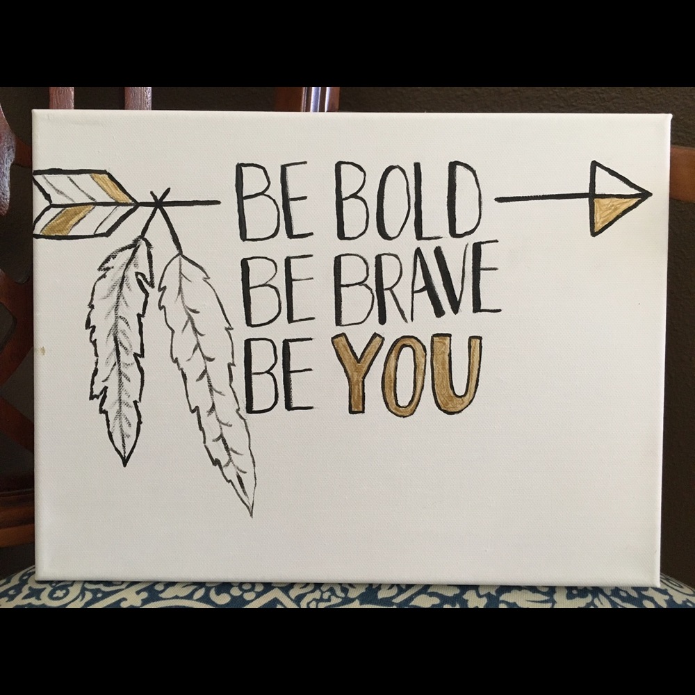 "Be You" decorative sign