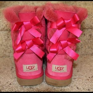 Pink Bailey Bow Uggs