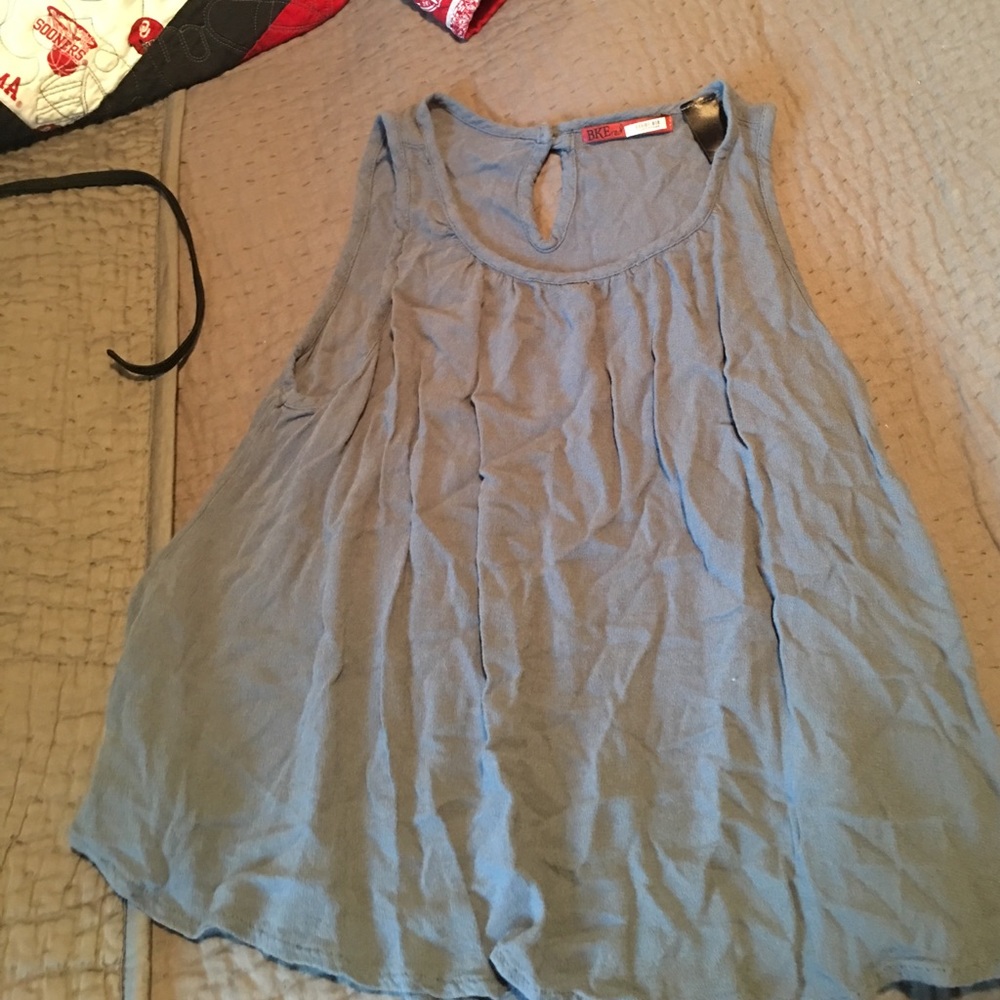 blue bke tank top