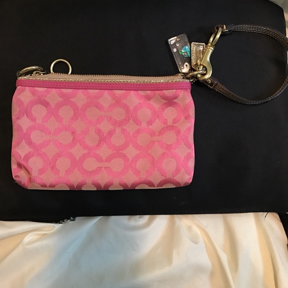 Pink Coach wristlet - Picture 2 of 2