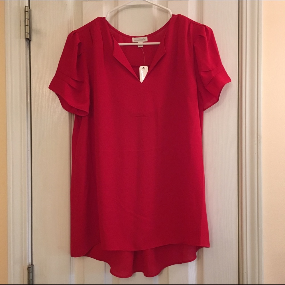 Charming Charlie Red Top
