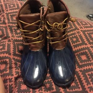 Steve Madden "duck" boots