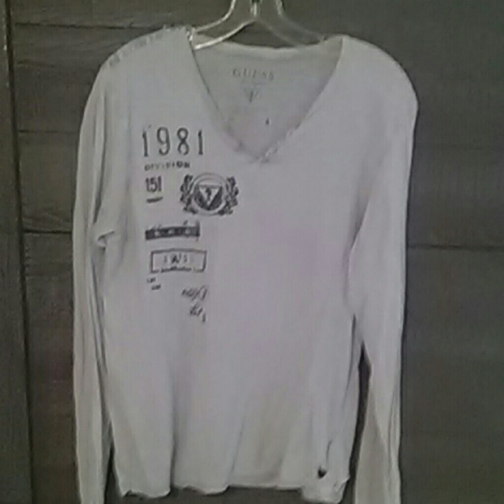 Mens Casual pullover long sleeve shirt