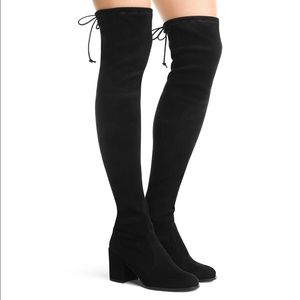 Stuart Weitzman OTK Tieland Boots in Suede