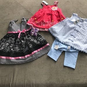3 baby girl sundresses
