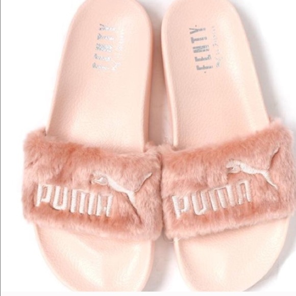 Puma Shoes - Puma fenty slides, brand new w dust cover