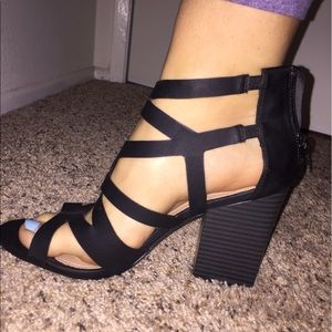 Just fab strappy 4" heels