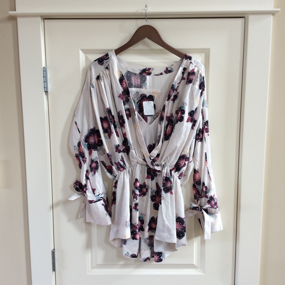 BNWT Free People Ivory Tuscan Dreams Tunic Dress - Picture 6 of 8