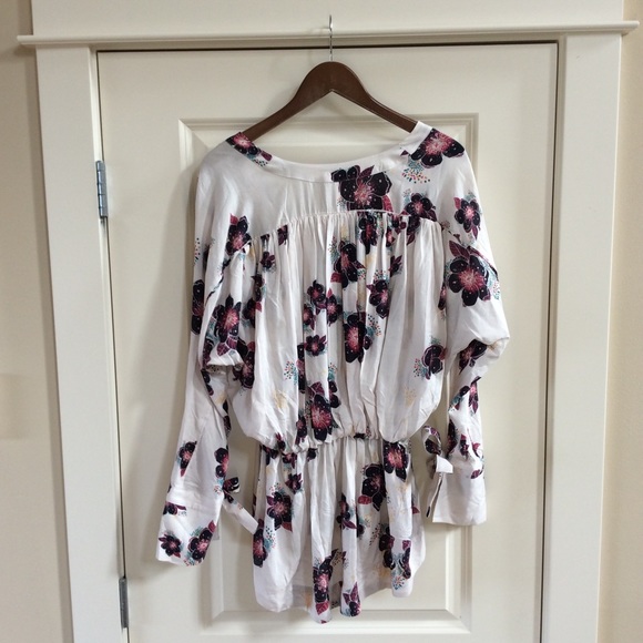 BNWT Free People Ivory Tuscan Dreams Tunic Dress - Picture 7 of 8