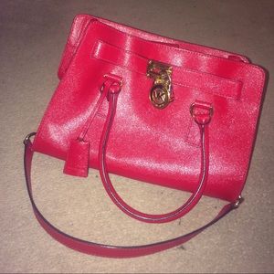 Michael Kors Hamilton Saffiano satchel