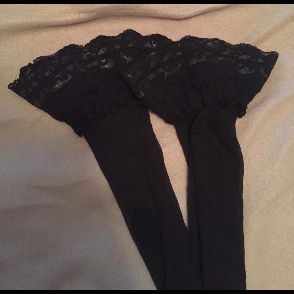 Black Thigh Highs