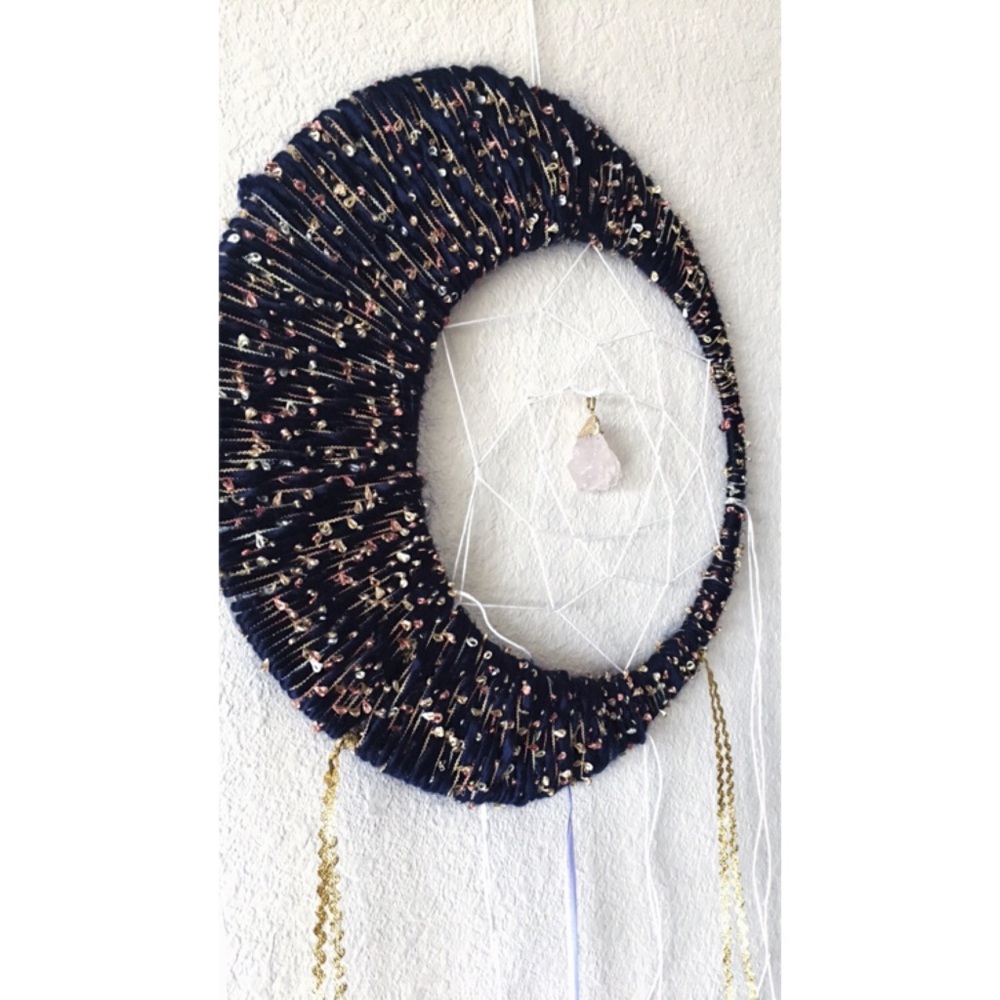 Perfect Mother's Day Gift Half Moon Dreamcatcher