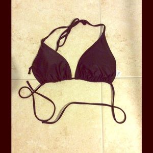 Old Navy Black Triangle Swim Top