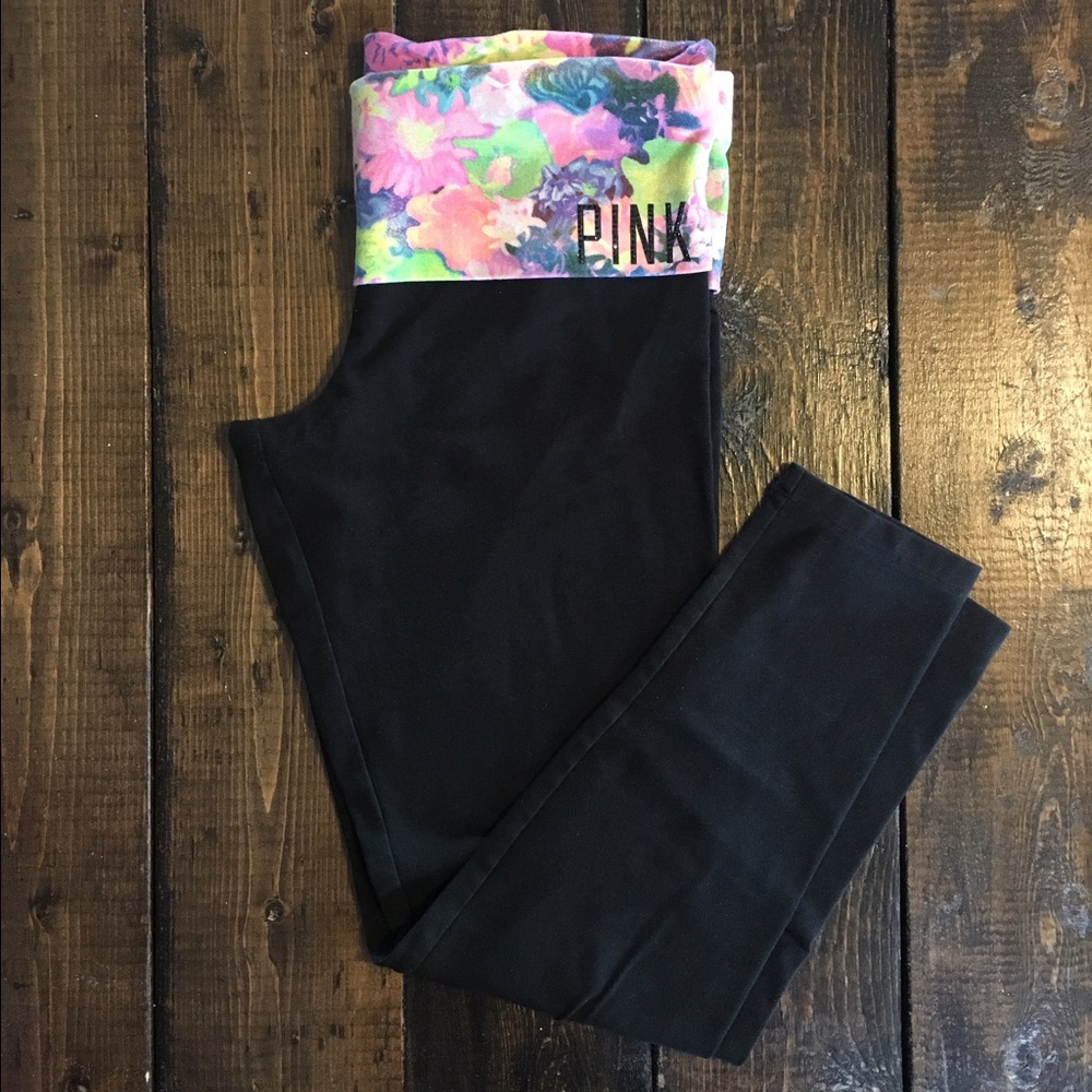 Victoria's Secret PINK yoga leggings - large