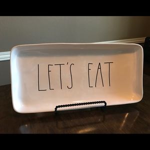 Rae Dunn LET'S EAT Platter