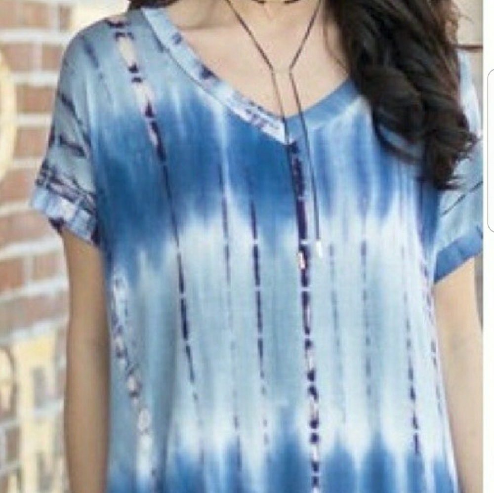 LAST ONE - Shades of Blue Maxi Dress 🔵⭕ - Picture 2 of 2