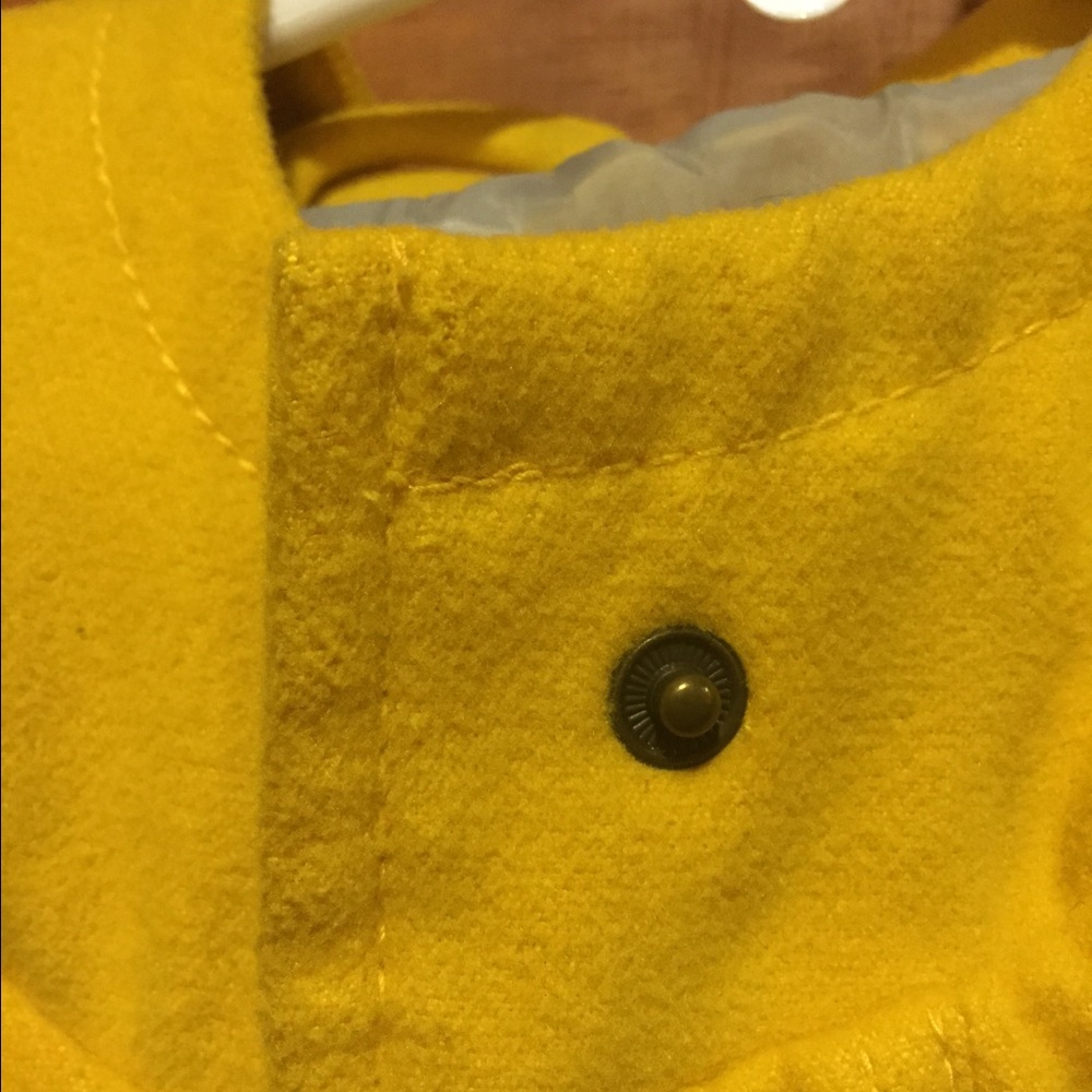 Old navy yellow duffle coat - Picture 7 of 8