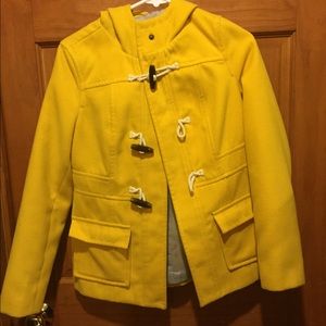 Old navy yellow duffle coat