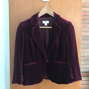 Ann Taylor Loft Velvet Blazer Sz2