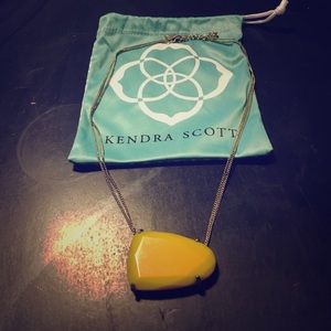Kendra Scott Yellow Gemstone Necklace