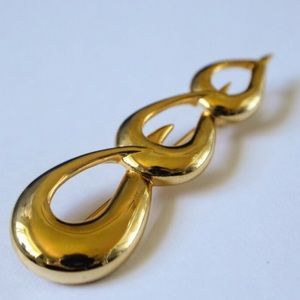 Three Tear Brooch
