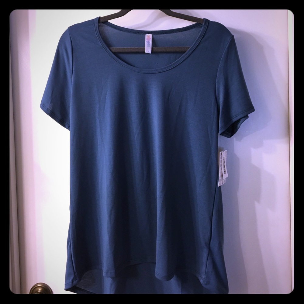 LuLaRoe Classic T Large L Blue New With Tags!