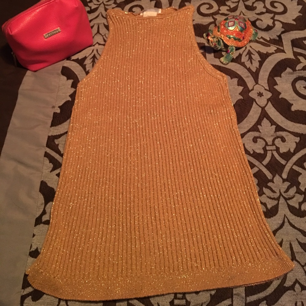 Golden Sparkly Top