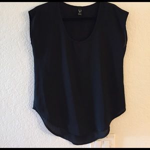 Windsor Black Drape Top