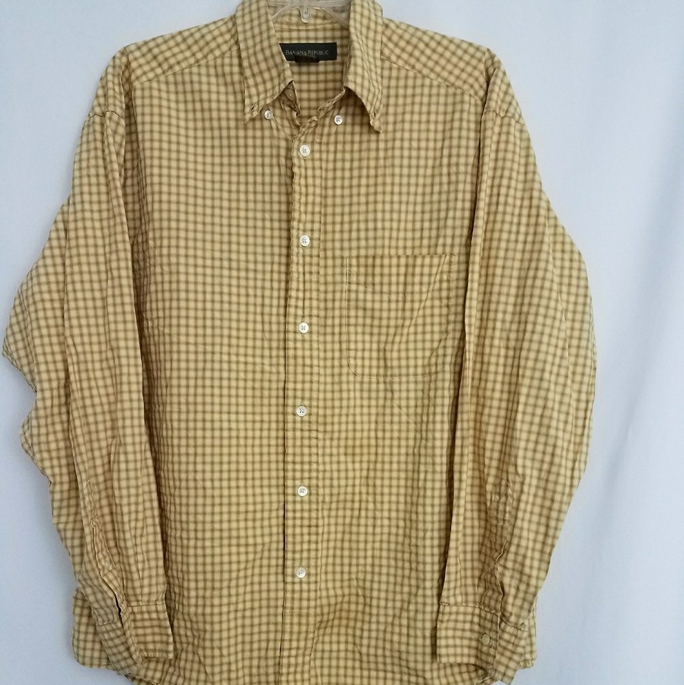 Banana Republic Long Sleeve Plaid FLASH SALE!!