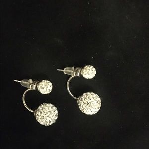 Silver earrings